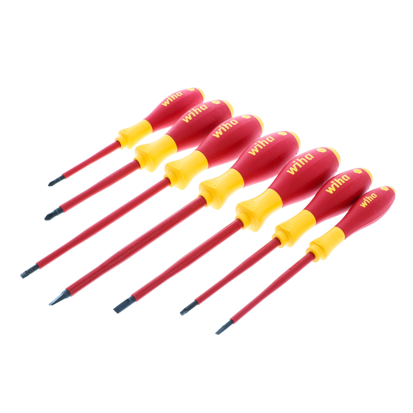 Wiha 32097 7 Piece Insulated SoftFinish Screwdriver Set